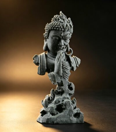 Half Buddha Half Demon Zen decor