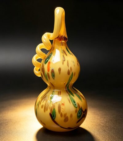 Hand Blown Glass Gourd