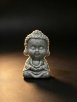 Sandstone Mini Buddha Tea Pet Set of 3