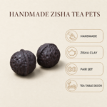Lifelike handmade Yixing zisha walnut tea pet pair set with natural clay texture. Ideal gongfu tea table ornament & collectible oriental craft gift for tea lovers. - Image 6