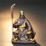 Guan Yu God of Wealth Purple Clay Tea Pet Statue