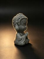 Sandstone Mini Buddha Tea Pet Set of 3