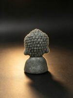 Sandstone Mini Buddha Tea Pet Set of 3, Small Buddha Statue Tea Ornament for Tea Table Decor - Image 5