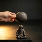 Roshi Zisha 2‑in‑1 Tea Pet | Tea Strainer | Hand‑Made Purple Clay Tea Table Decor & Tea Filter - Image 5