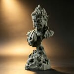 Half Buddha Half Demon Statue — Zen Stone Sculpture for Home Decor - Image 5