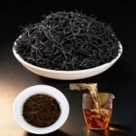 Premium Black Tea Gift Set with Teapot & Cups — Chinese Jin Jun Mei Loose Leaf Tea, Pu'er Tuocha & Rougui, Luxury Wood-Grain Phoenix Gift Box - Image 10