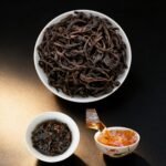Premium Black Tea Gift Set with Teapot & Cups — Chinese Jin Jun Mei Loose Leaf Tea, Pu'er Tuocha & Rougui, Luxury Wood-Grain Phoenix Gift Box - Image 12