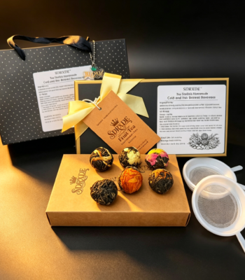 Dragon Pearl Blooming Tea Gift Set