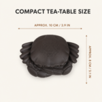 Purple Clay Crab Tea Strainer | 2-in-1 Handcrafted Tea Pet for Gongfu Tea Rituals - Image 4