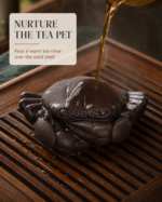 Purple Clay Crab Tea Strainer | 2-in-1 Handcrafted Tea Pet for Gongfu Tea Rituals - Image 9
