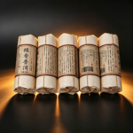 SDRXDE Glutinous Rice Fragrant Ripe Pu'er Tea | 5 Hand-Wrapped Cylinders - Image 4