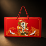 Hong Yun Dang Tou Premium Da Hong Pao Oolong Tea Gift Set with Yixing Purple Clay Teapot & 4 Teacups, 9 Mini Red Tea Cans Chinese New Year Luxury Tea Box Gift for Business, Holiday - Image 3