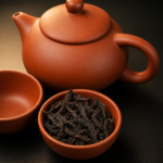 Hong Yun Dang Tou Premium Da Hong Pao Oolong Tea Gift Set with Yixing Purple Clay Teapot & 4 Teacups, 9 Mini Red Tea Cans Chinese New Year Luxury Tea Box Gift for Business, Holiday - Image 2