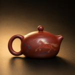 Galloping Horse Landscape Painted Xishi Zisha Teapot | Handmade Yixing Red Clay Kung Fu Tea Pot - Image 6