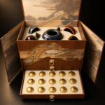 Luxury Chinese Kung Fu Tea Gift Box – Complete Oriental Porcelain Gongfu Teaware Set - Image 4