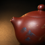 Galloping Horse Landscape Painted Xishi Zisha Teapot | Handmade Yixing Red Clay Kung Fu Tea Pot - Image 7