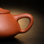 Dragon Blood Sand Stone Scoop Teapot, Traditional Handcrafted Yixing Zisha Purple Clay Shi Piao Pot for Gongfu Tea Ceremony - Image 7