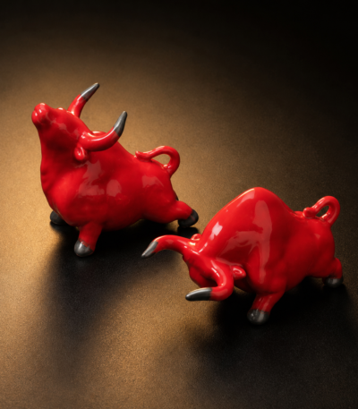 red bull ceramic tea pet