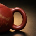 Galloping Horse Landscape Painted Xishi Zisha Teapot | Handmade Yixing Red Clay Kung Fu Tea Pot - Image 4