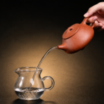 Dragon Blood Sand Stone Scoop Teapot, Traditional Handcrafted Yixing Zisha Purple Clay Shi Piao Pot for Gongfu Tea Ceremony - Image 5
