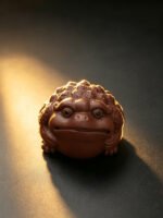 Three-legged toad tea pets