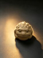 Three-Legged Toad Tea Pets | 3-Piece Handmade Yixing Purple Clay Zisha Tea Figurine Set - Image 6