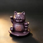 Handmade Yixing Zisha Lucky Cat Tea Pet | Wealth Fortune Tea Gift | Wealth & Fortune Cat - Image 2