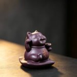 Handmade Yixing Zisha Lucky Cat Tea Pet | Wealth Fortune Tea Gift | Wealth & Fortune Cat - Image 3