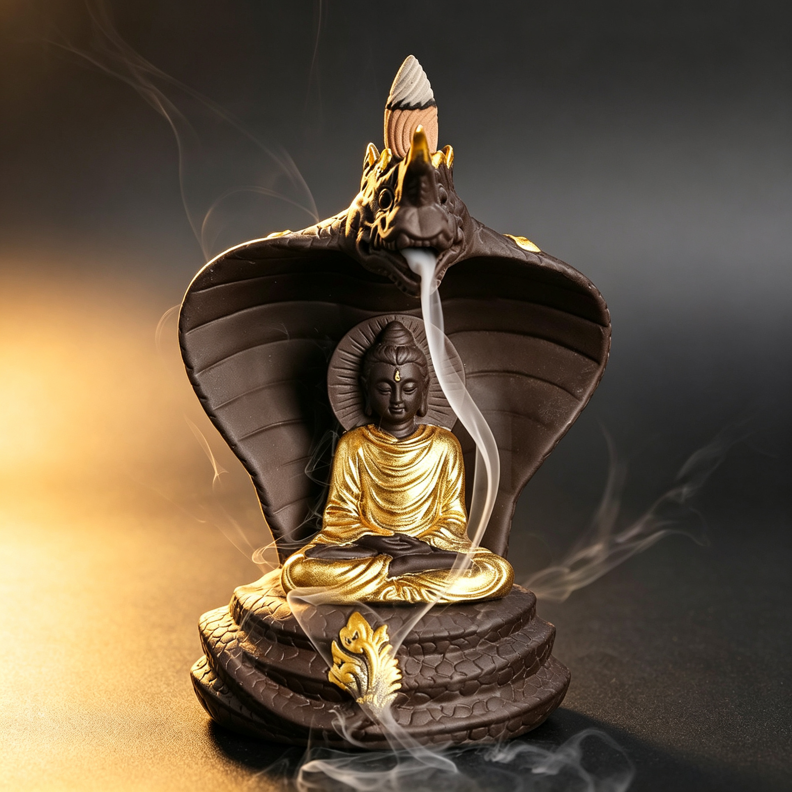 紫砂倒流香炉独立站套图制作 (1) Naga Buddha Backflow Incense Burner