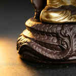 Naga Buddha Backflow Incense Burner — Handcrafted Purple Clay Waterfall Holder - Image 5