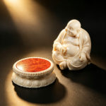 Hand-Carved Laughing Buddha Statue | Tagua Nut Maitreya Buddha Figurine for Zen Home Decor - Image 3