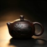 Handmade Yixing Xishi Teapot — 100-Mesh Zi Ni (Purple Clay) - Image 9