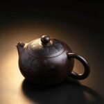 Handmade Yixing Xishi Teapot — 100-Mesh Zi Ni (Purple Clay) - Image 7