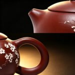 Fully Handmade Yixing Zisha Teapot — Raw Da Hong Pao Red Clay, Classic Xishi Shape with Hand-Painted Plum Blossom, Ball-Hole Strainer, 260ml - Image 11