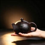 Handmade Yixing Xishi Teapot — 100-Mesh Zi Ni (Purple Clay) - Image 5