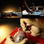 Fully Handmade Yixing Zisha Teapot — Raw Da Hong Pao Red Clay, Classic Xishi Shape with Hand-Painted Plum Blossom, Ball-Hole Strainer, 260ml - Image 17
